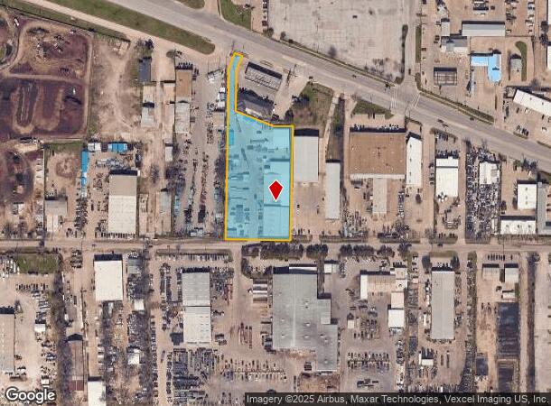  2011 California Crossing Rd, Dallas, TX Parcel Map