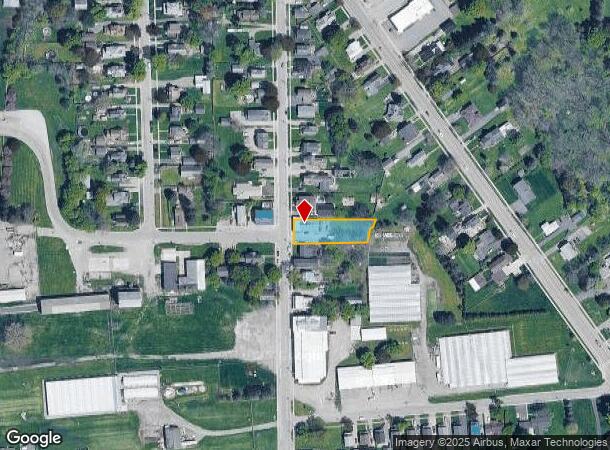  35 S Pearl St, Oakfield, NY Parcel Map