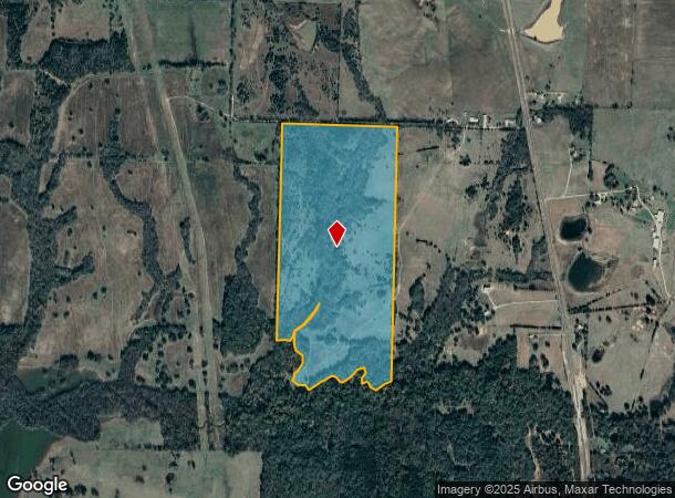 Cr2735 Off Of, Honey Grove, TX Parcel Map