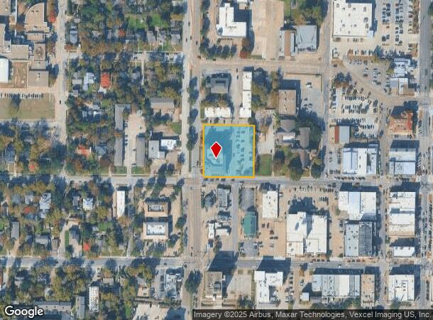 400 W Oak St, Denton, TX Parcel Map