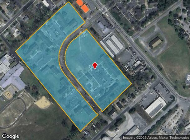  1020 Fairground Dr, Salisbury, MD Parcel Map