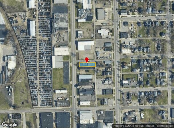  1802 S Main St, South Bend, IN Parcel Map