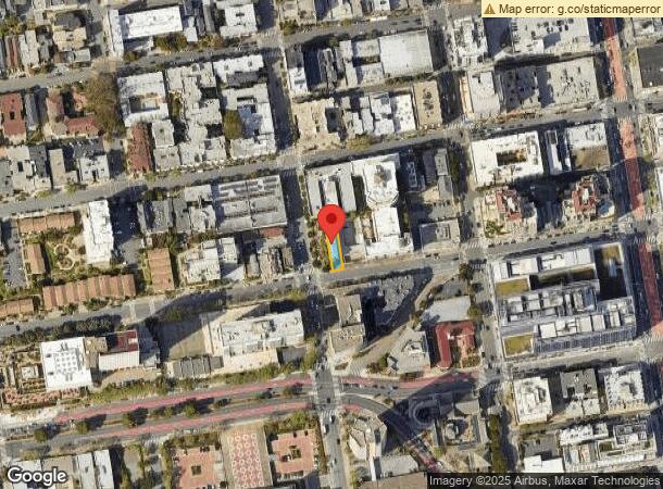  1362 Post St, San Francisco, CA Parcel Map