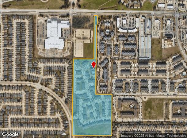 2600 Western Center Blvd, Fort Worth, TX Parcel Map