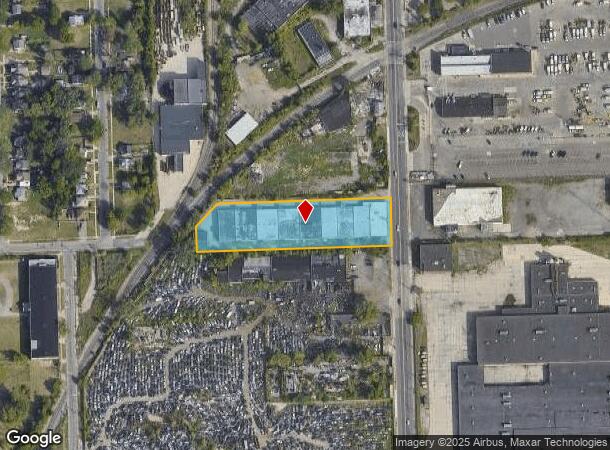  14225 Schaefer Hwy, Detroit, MI Parcel Map