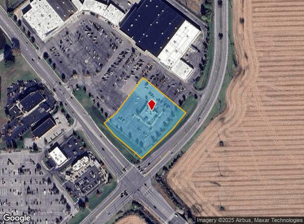 1079 N National Rd, Columbus, IN Parcel Map