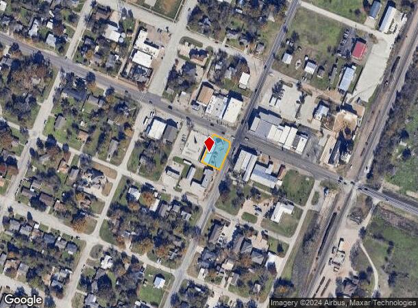  100 S 1St St, Krum, TX Parcel Map