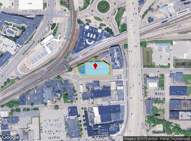 225 Franklin St, Worcester, MA Parcel Map