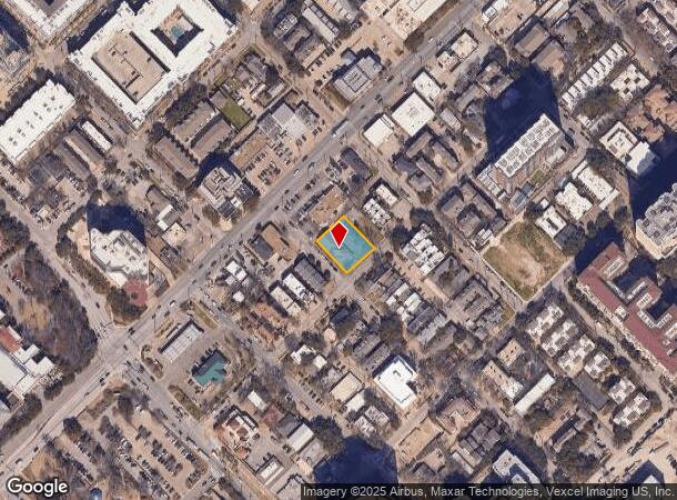  2601 Welborn St, Dallas, TX Parcel Map