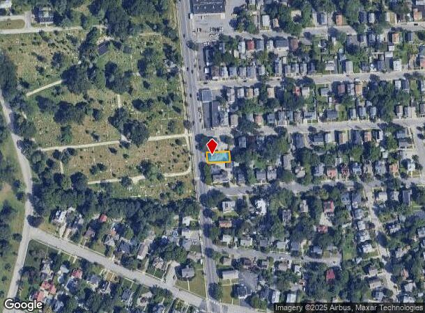  1594 Broad St, Cranston, RI Parcel Map