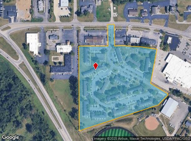 1555 W Maumee St, Adrian, MI Parcel Map