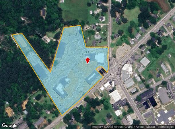  100 S Main St, Rolesville, NC Parcel Map