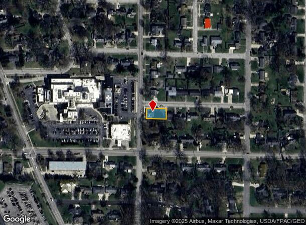  1109 Eastern Ave, Ashland, OH Parcel Map