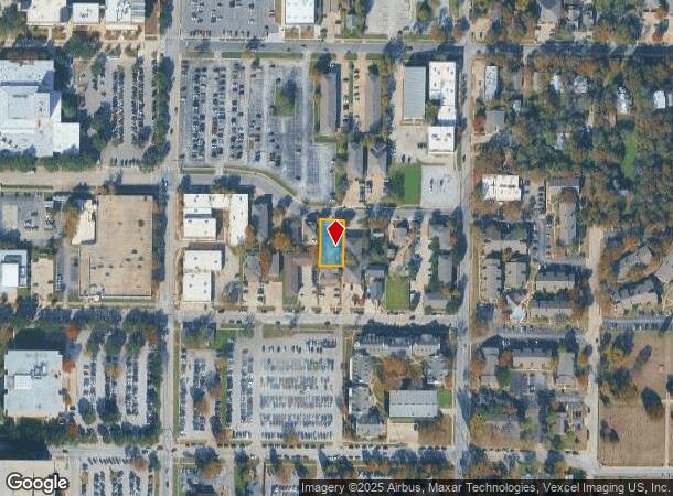  927 W Chestnut St, Denton, TX Parcel Map