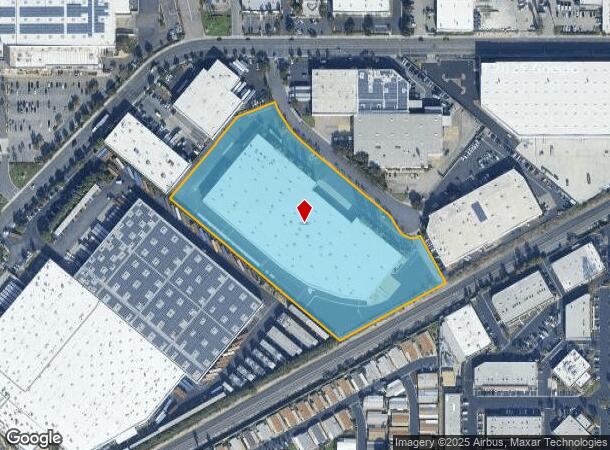 611 Reyes Dr, Walnut, CA Parcel Map