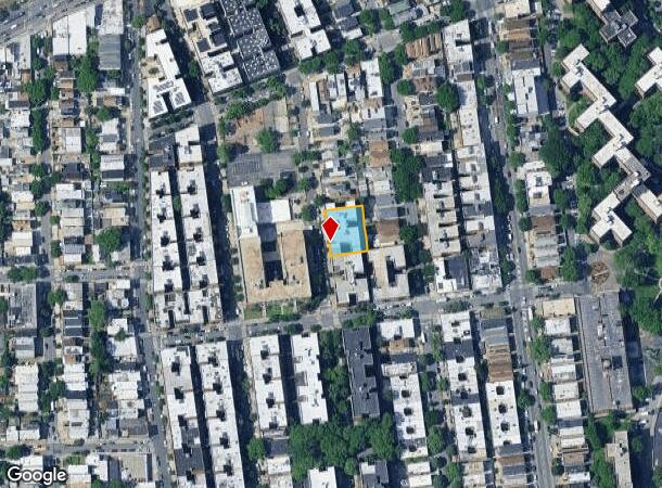 1520 Thieriot Ave, Bronx, NY Parcel Map
