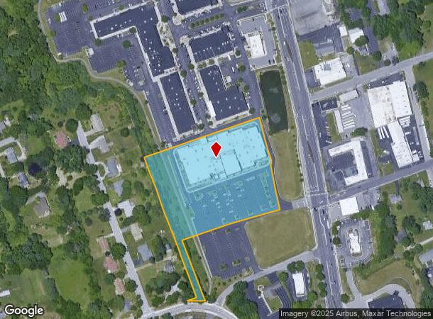1614 S Main St, Blacksburg, VA Parcel Map