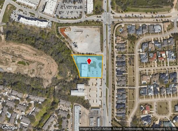  4000 Bryant Irvin Rd, Fort Worth, TX Parcel Map