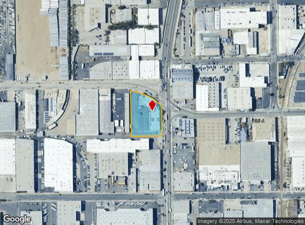  2529 S Santa Fe Ave, Vernon, CA Parcel Map