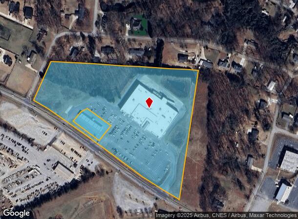  1524 Locust Hill Rd, Greer, SC Parcel Map