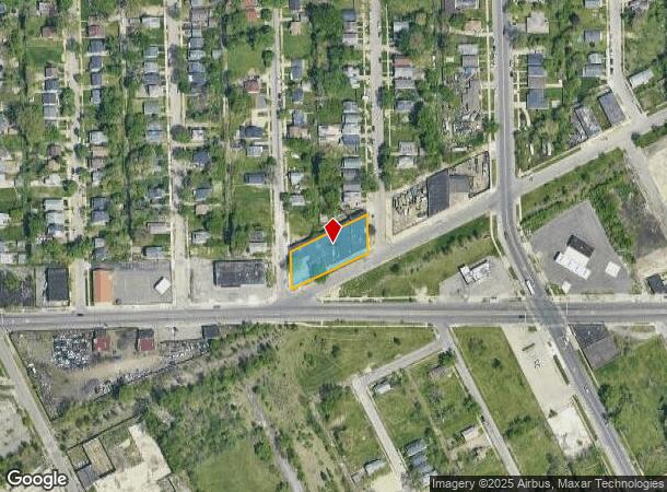  2731 Jerome St, Detroit, MI Parcel Map