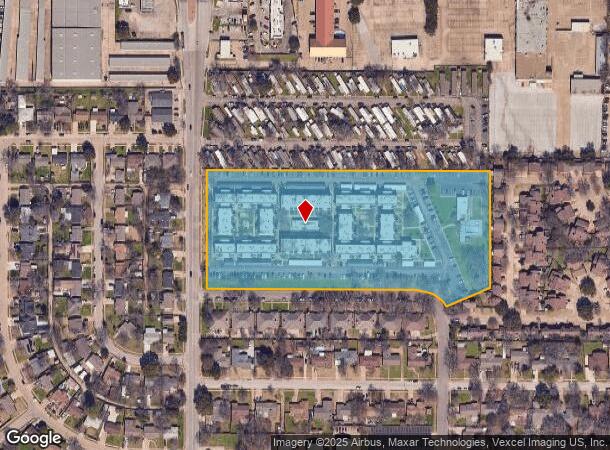 1900 Carl Rd, Irving, TX Parcel Map