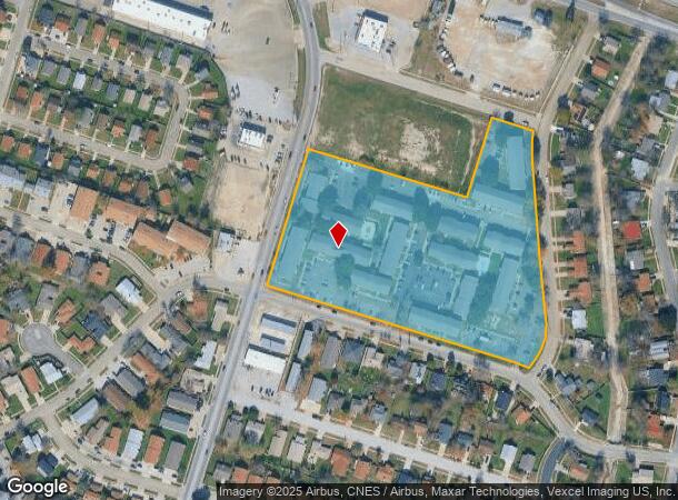  1100 Willow Springs Rd, Killeen, TX Parcel Map