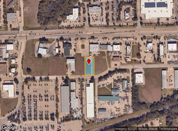  4305 Industrial St, Rowlett, TX Parcel Map