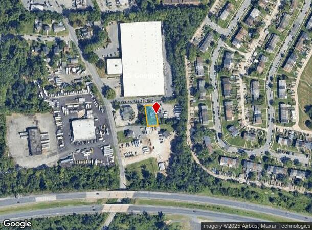  3207 Hammonds Ferry Rd, Halethorpe, MD Parcel Map