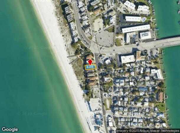 9600 W Gulf Blvd, Treasure Island, FL Parcel Map