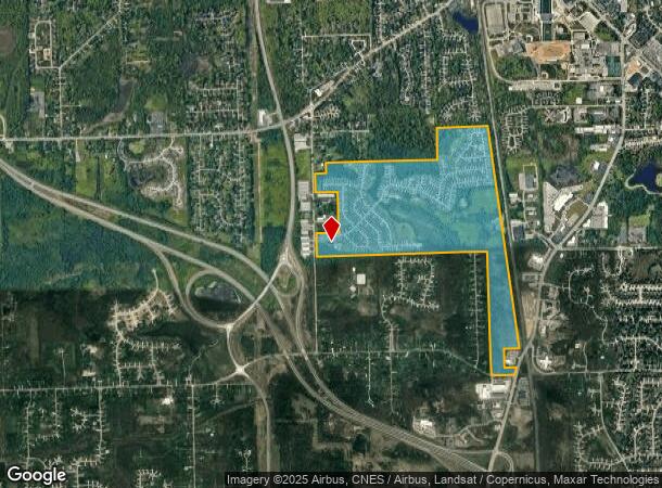  8225 Embury Rd, Grand Blanc, MI Parcel Map