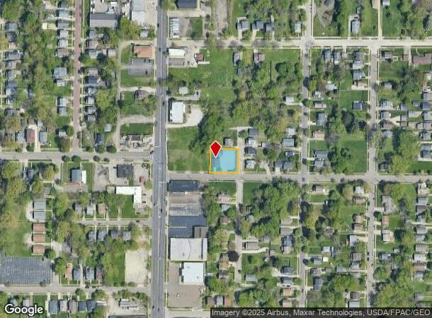  1115 Milton St, Akron, OH Parcel Map