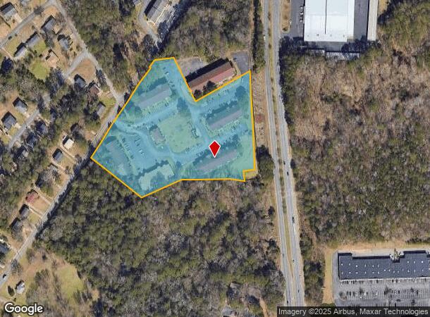 1895 Clinton Rd, Macon, GA Parcel Map