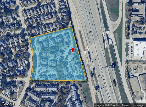  2600 Clear Springs Dr, Richardson, TX Parcel Map