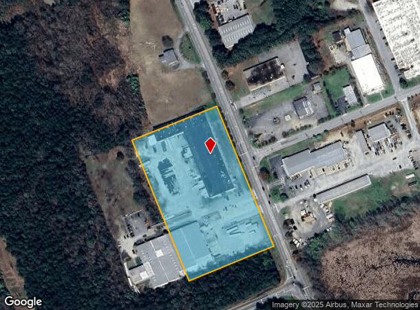  1405 Jake Alexander Blvd W, Salisbury, NC Parcel Map