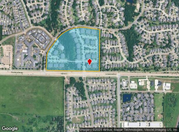  401 W Covell Rd, Edmond, OK Parcel Map