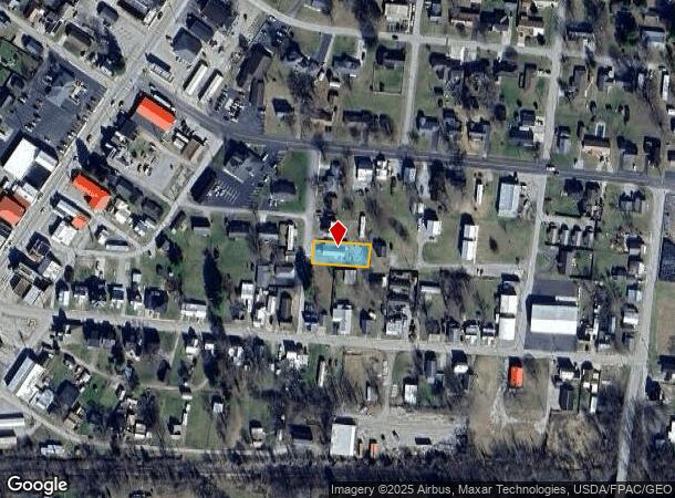 100 Grove St, Peebles, OH Parcel Map