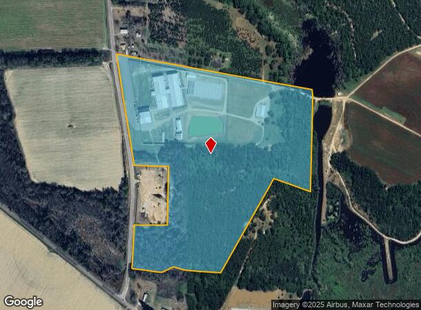442 Cecil Anderson Rd, Glennville, GA Parcel Map
