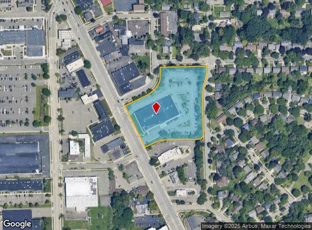 2350 W Stadium Blvd, Ann Arbor, MI Parcel Map