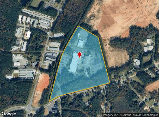 1101 Hamlin Rd, Durham, NC Parcel Map