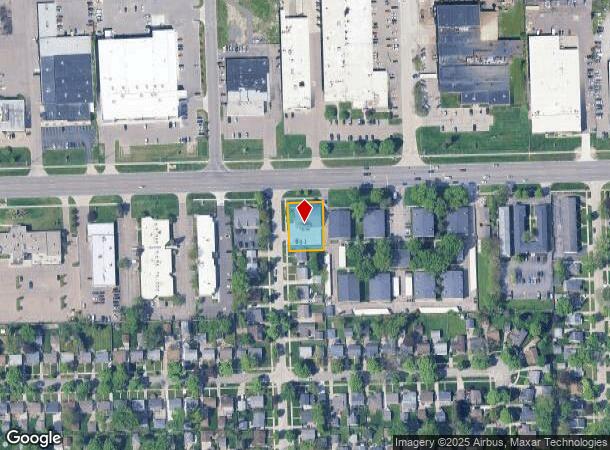 851 W Maple Rd, Clawson, MI Parcel Map