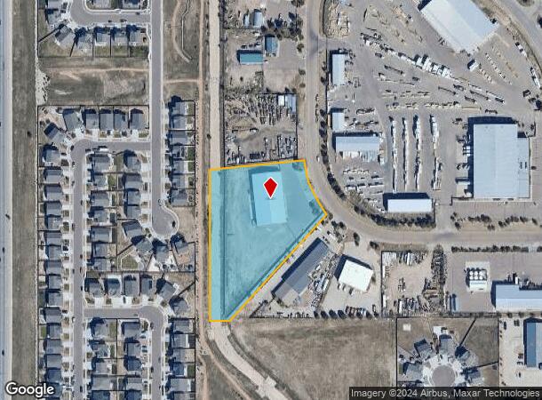  7885 Red Granite Loop, Colorado Springs, CO Parcel Map