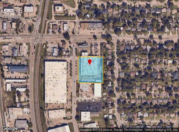  14042 Distribution Way, Dallas, TX Parcel Map