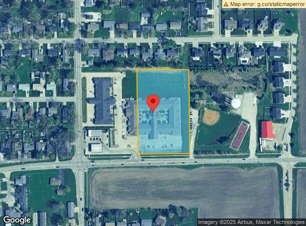  825 E Walnut St, Chatham, IL Parcel Map