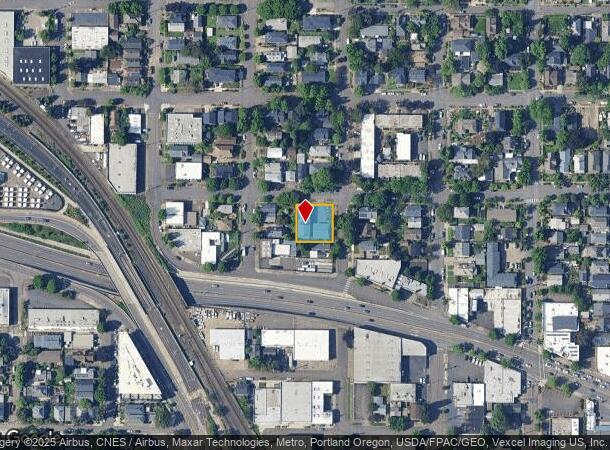  1820 Se Tibbetts St, Portland, OR Parcel Map