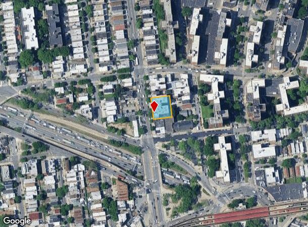 1366 White Plains Rd, Bronx, NY Parcel Map