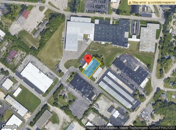  2107 Jergens Rd, Wilmington, OH Parcel Map