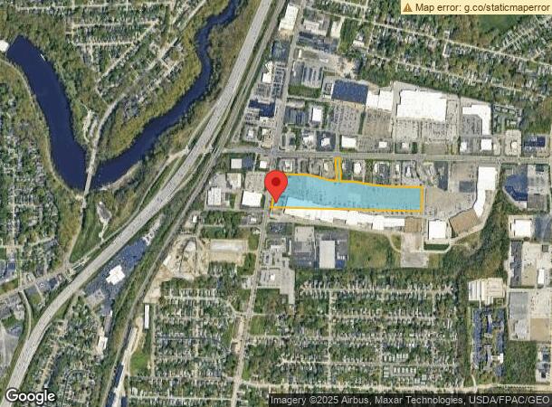  1125 Main St, Cuyahoga Falls, OH Parcel Map