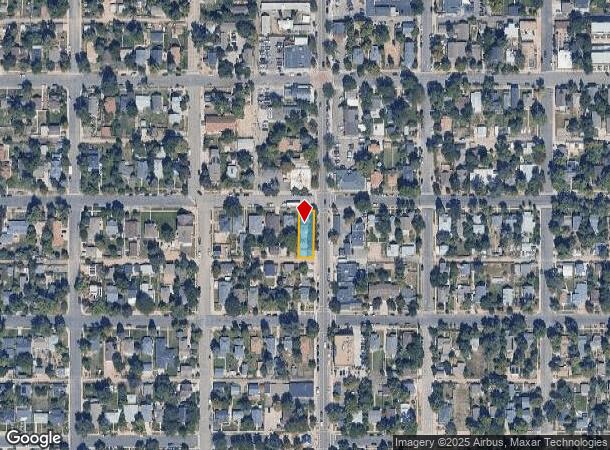 100 W Cleveland St, Lafayette, CO Parcel Map