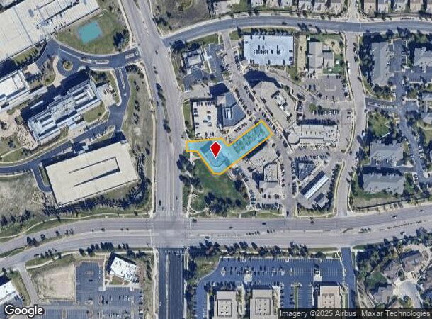  460 Chapel Hills Dr, Colorado Springs, CO Parcel Map